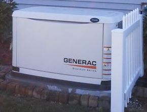 generac generator installation in westfield