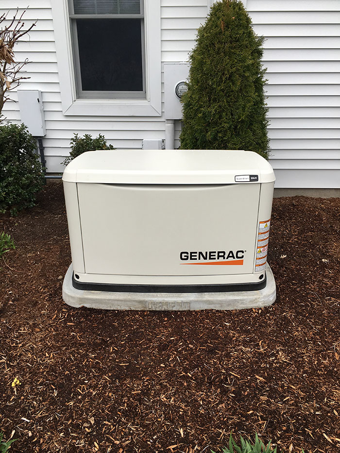Generac standby generator Hampden, MA